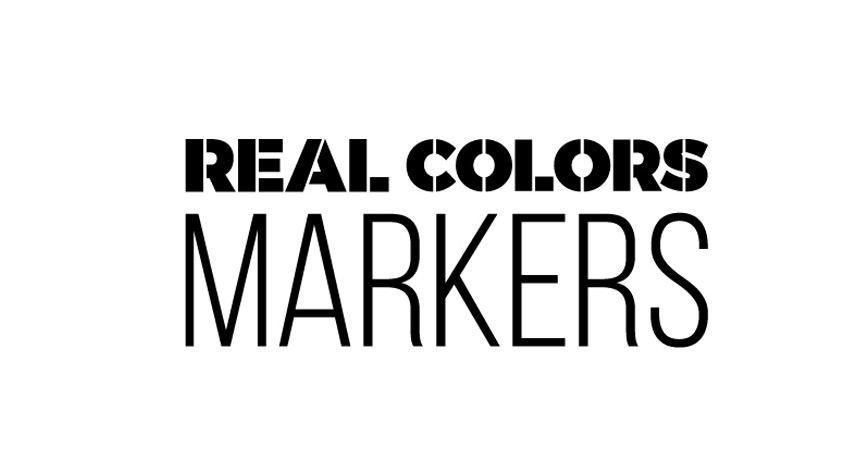Serie de rotuladores Real Colors Markers