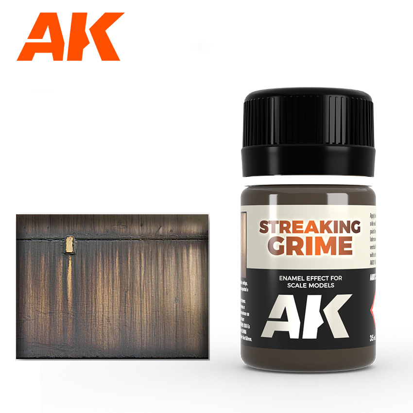 AK Interactive: Dark Streaking Grime (35ml Bottle)