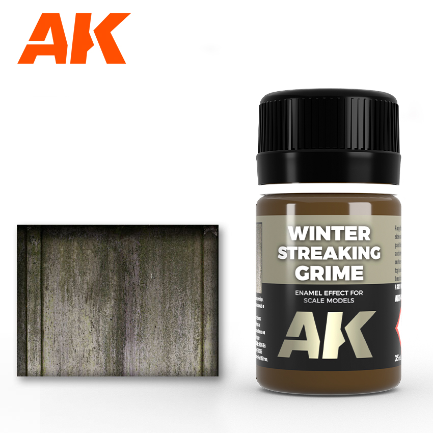 Over the Brick – AK Interactive: Winter Streaking Grime (35ml Bottle)