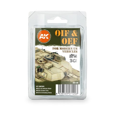 AK120 OIF &OEF - US Vehicles Weathering Set
