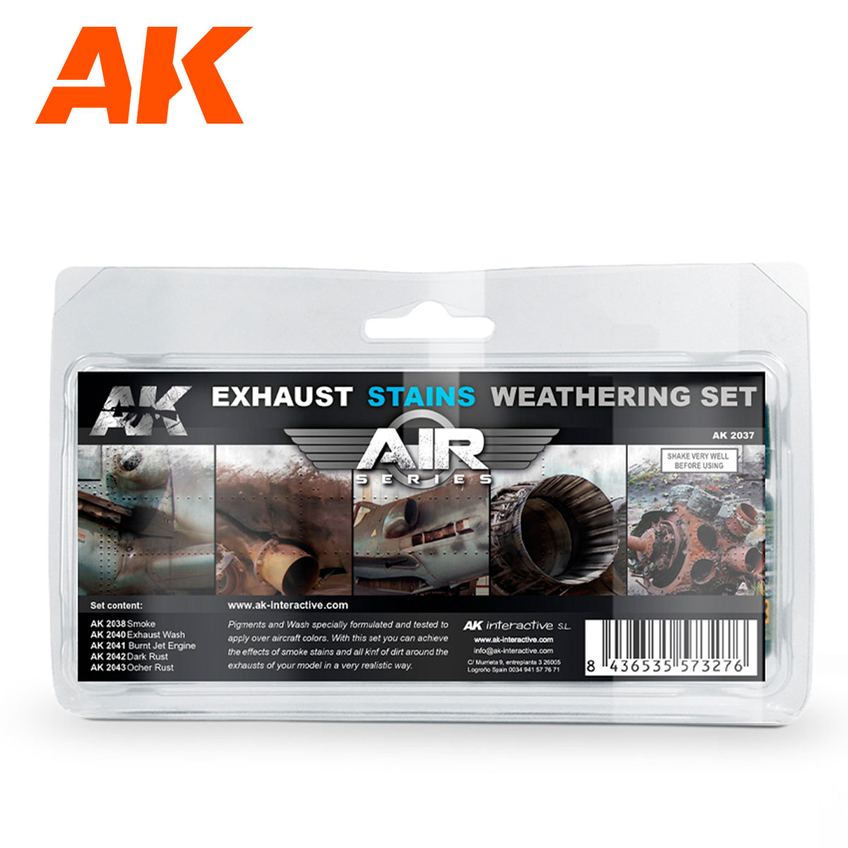 Buy Exhaust Stains Weathering Set (Air Series) online for 18,75€