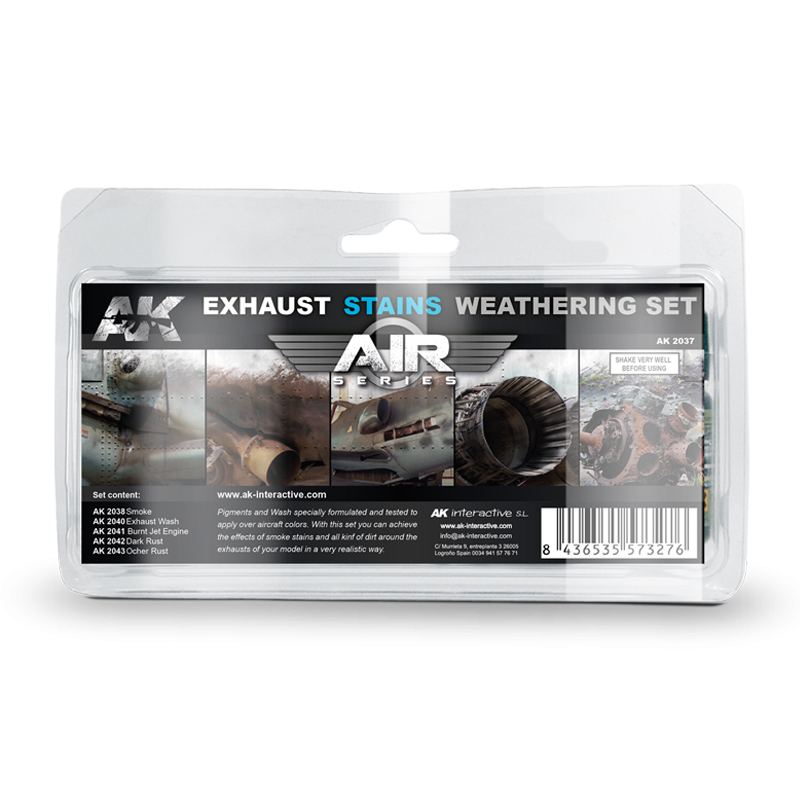 Exhaust Stains Weathering Set (Air Series)
