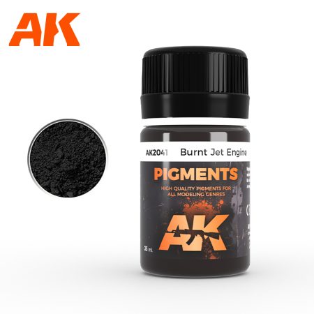 AK2041 weathering pigments akinteractive BURNT JET ENGINE PIGMENT