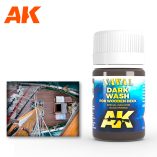 AK301 dark wash for wood deck