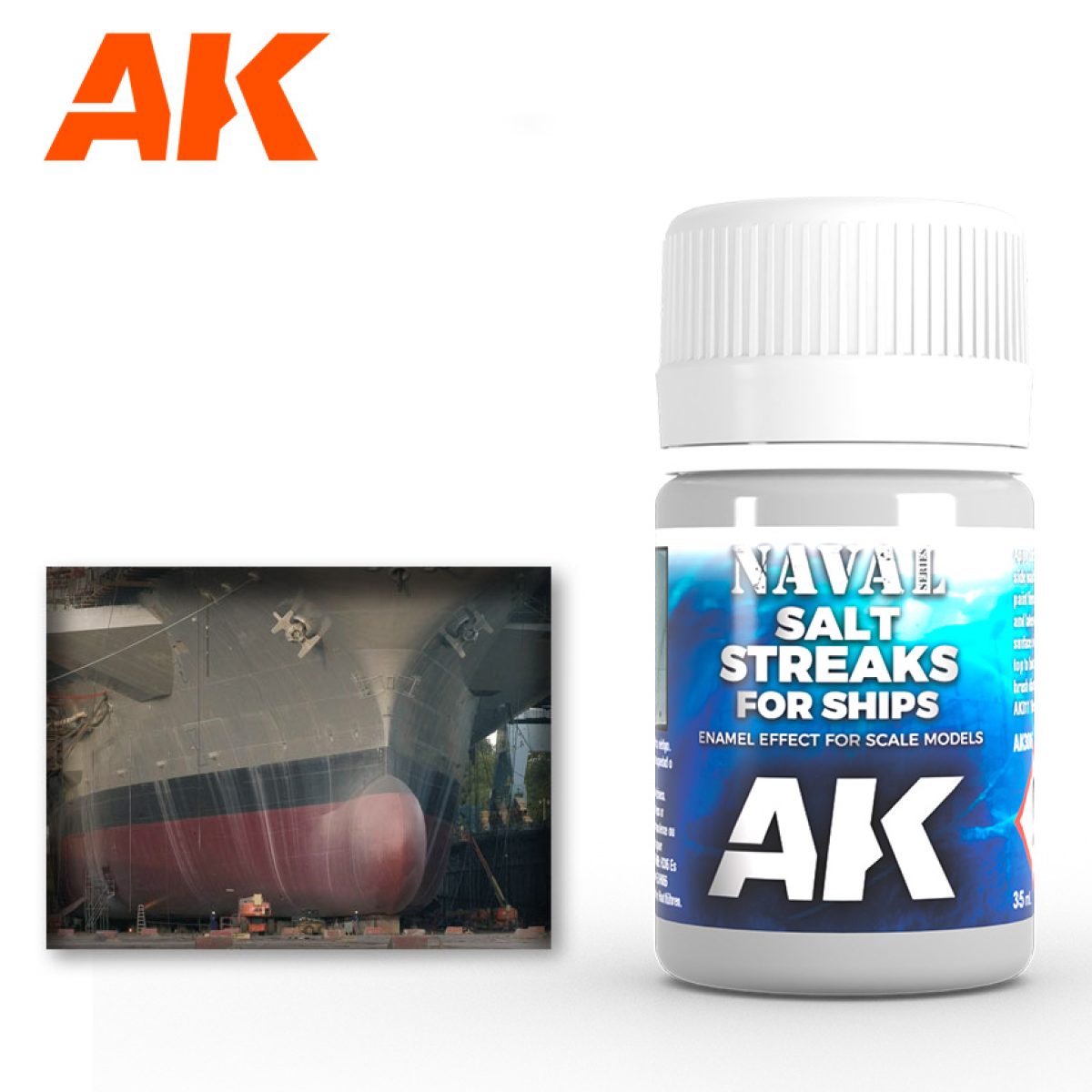 Over the Brick – AK Interactive: Winter Streaking Grime (35ml Bottle)