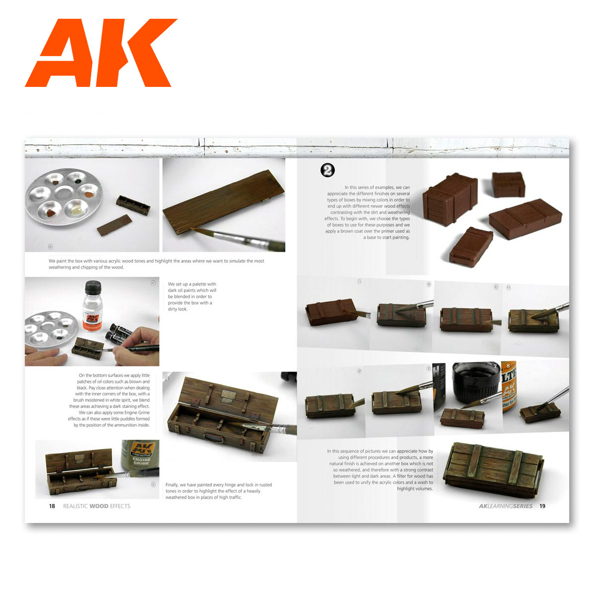 Láminas de madera (x2). AK INTERACTIVE AK8233