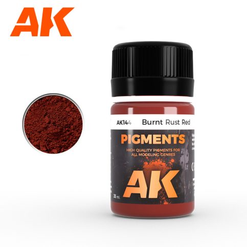 AK144 BURNT RUST RED PIGMENT