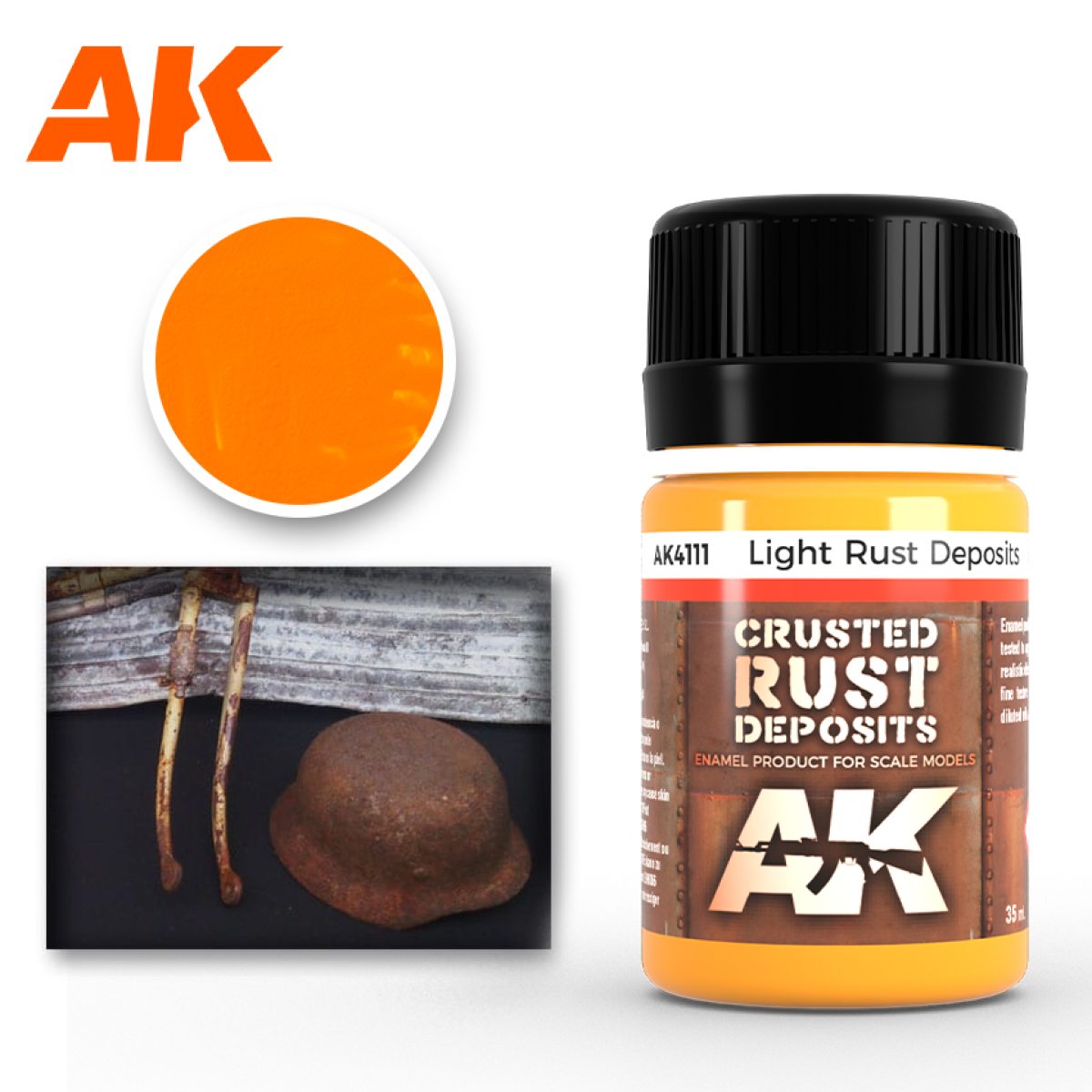 AK Interactive Medium Rust Deposit AK04112 