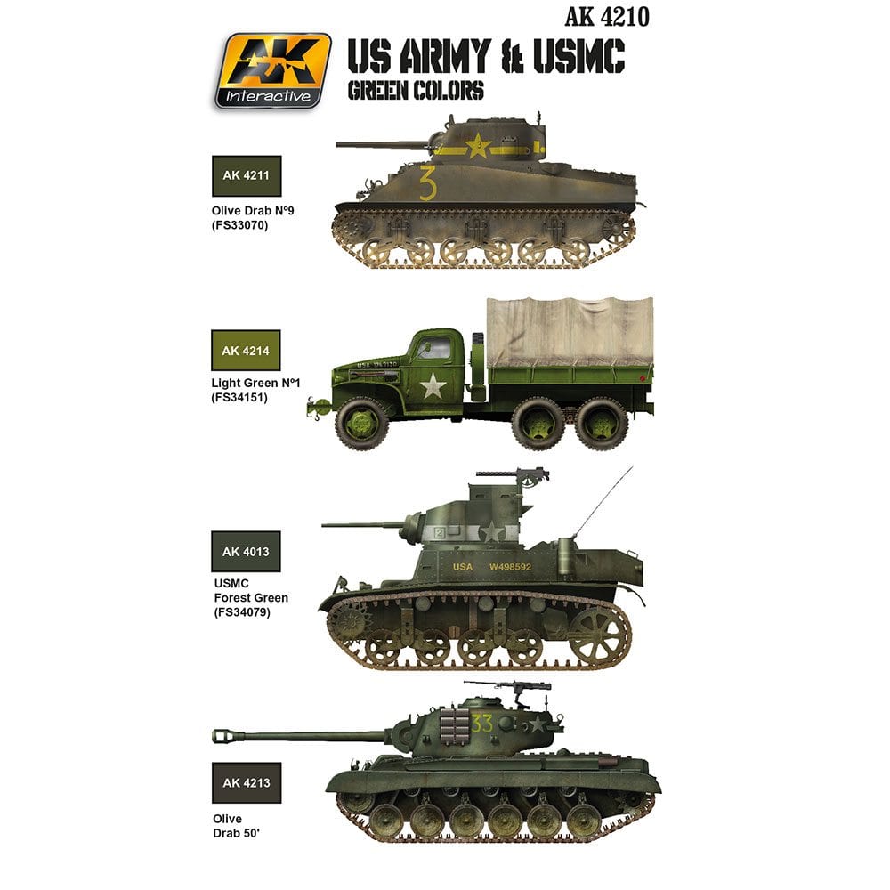 Olive Drab - Military Vehicles