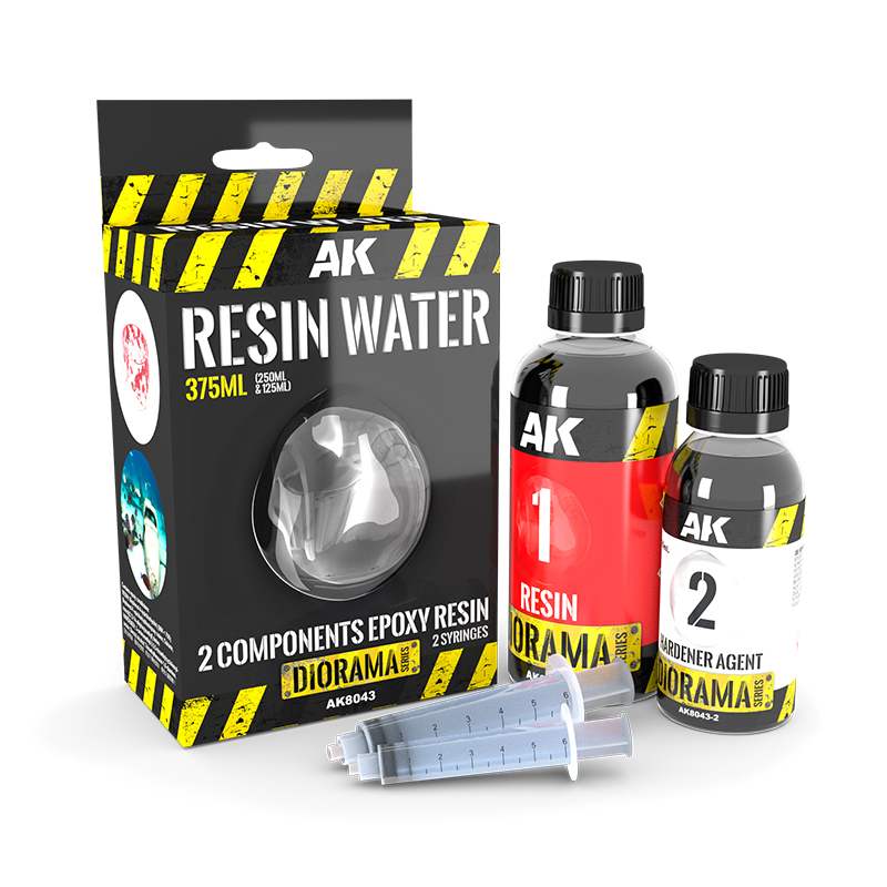 Resin Water – resina epoxi 2 componentes 375ML