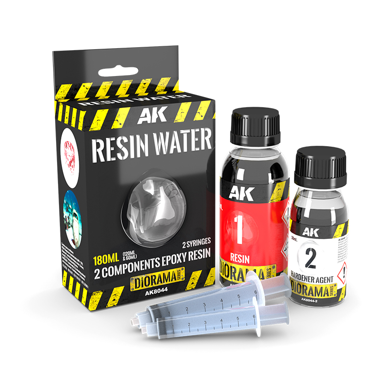 RESIN WATER – RESINA EPOXY 2 COMPONENTS 180ml