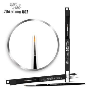 AK Interactive AK579 ROUNDED WEATHERING BRUSH 