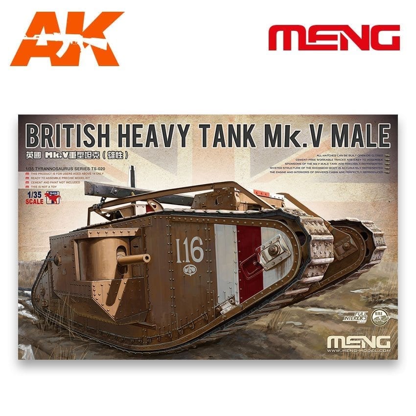1/35 BRITISH HEAVY TANK MK.V MALE