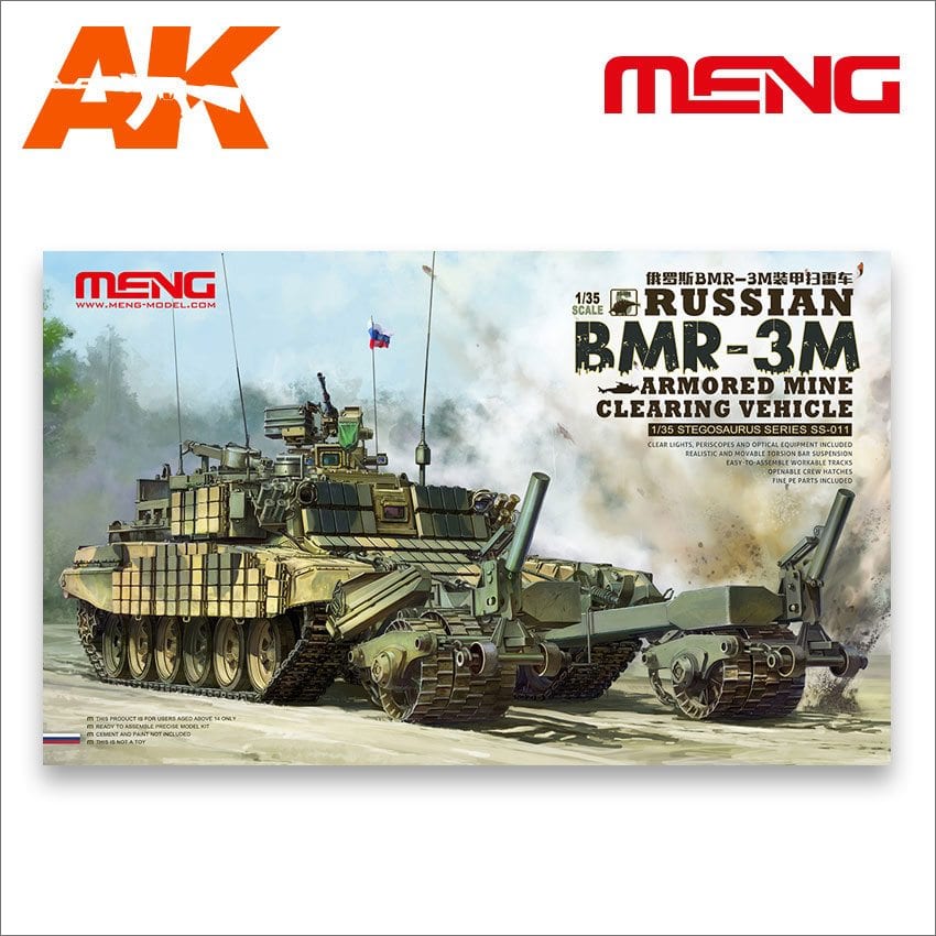 1/35 Russian BMR-3M Armored Mine Clearing Vehicle