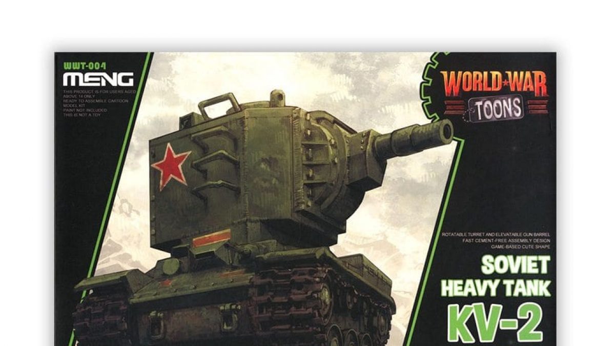 Q Edition Meng Model WWT-004 Soviet KV-2 Heavy Tank