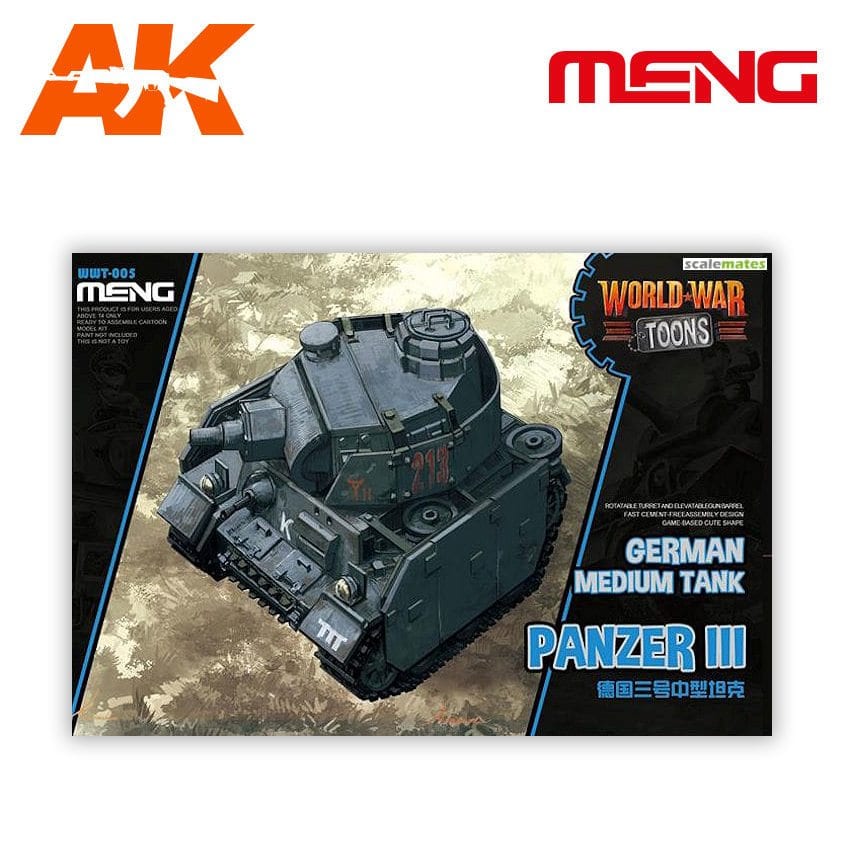 Buy GERMAN MEDIUM TANK PANZER III CARTOON online for 14,50€ | AK-Interactive