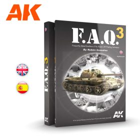AK288 FAQ3 AFV ENGLISH SPANISH SCALE MODELLING BOOK AK-INTERACTIVE modern