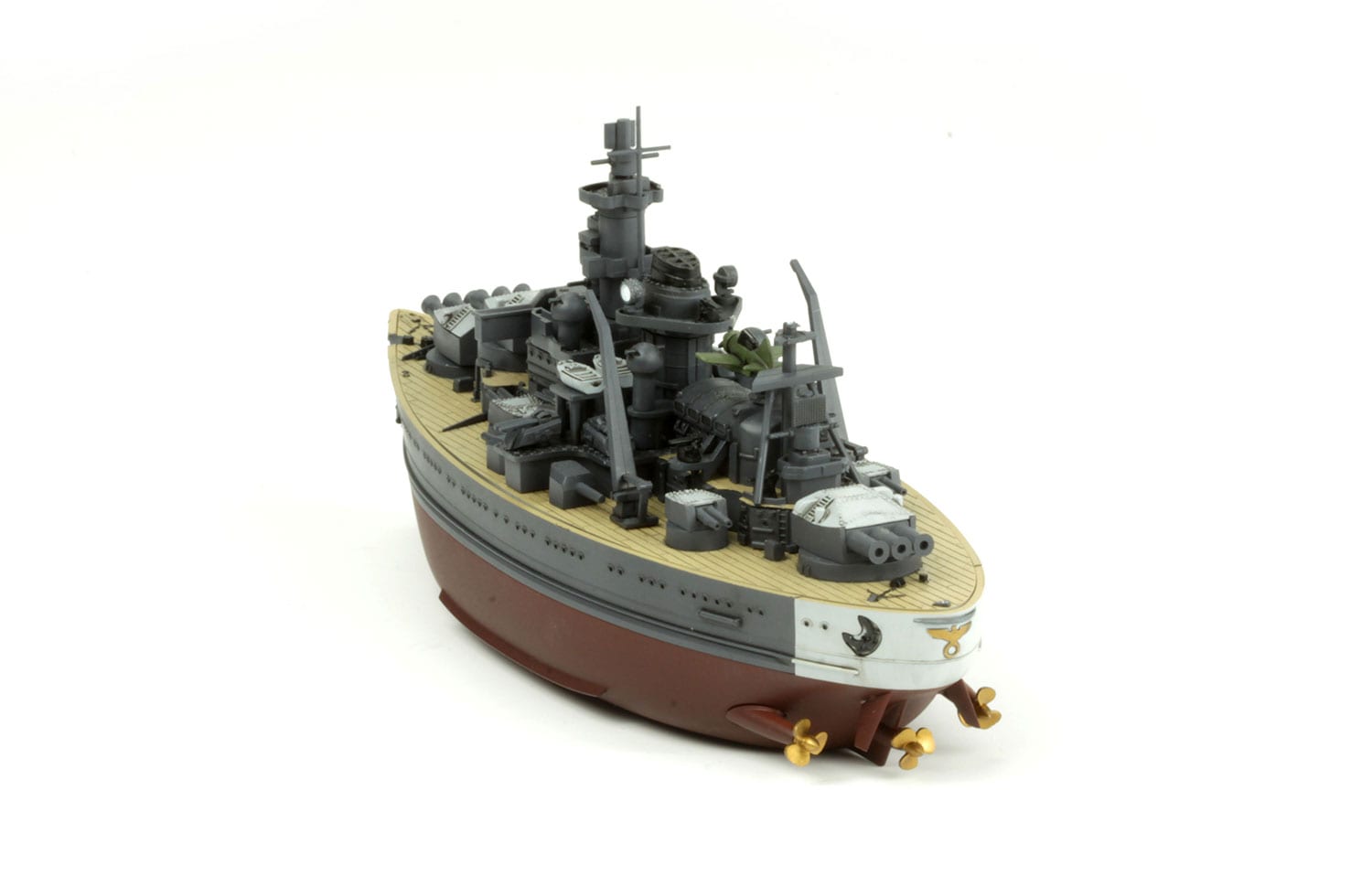 Plastic Model Building Kit # WB-002 Meng Warship Builder Scharnhorst Cartoon Model 