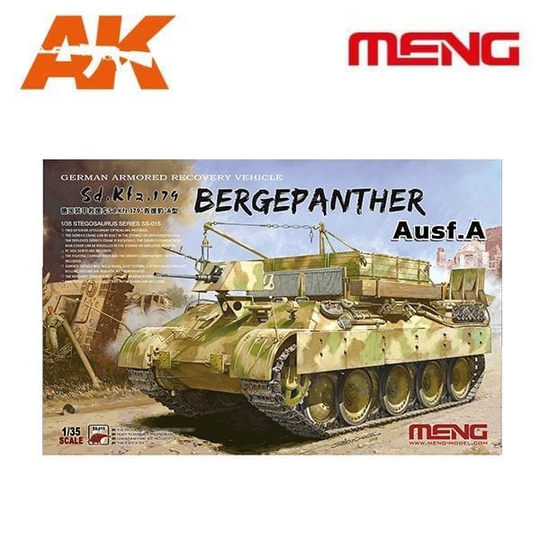 MM SS-015 1/35 German Armored Recovery Vehicle Sd.Kfz.179 AK-INTERACTIVE MENG