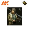 YM YM1822 WAFFEN SS MG-42 GUNNER ARDENNES 1944 AK-INTERACTIVE YOUNG MINIATURES