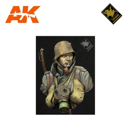 YM YM1857 GERMAN STORMTROOPER WWII AK-INTERACTIVE YOUNG MINIATURES