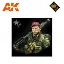 YM YM1871 BRITISH AIRBORNE WITH PIAT WWII AK-INTERACTIVE YOUNG MINIATURES
