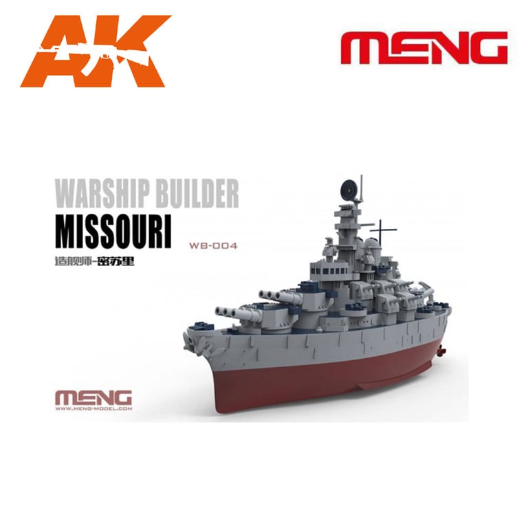 Q Edition MENG WB-004 Warship Builder Missouri 