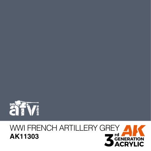 AK11303 WWI FRENCH ARTILLERY GREY