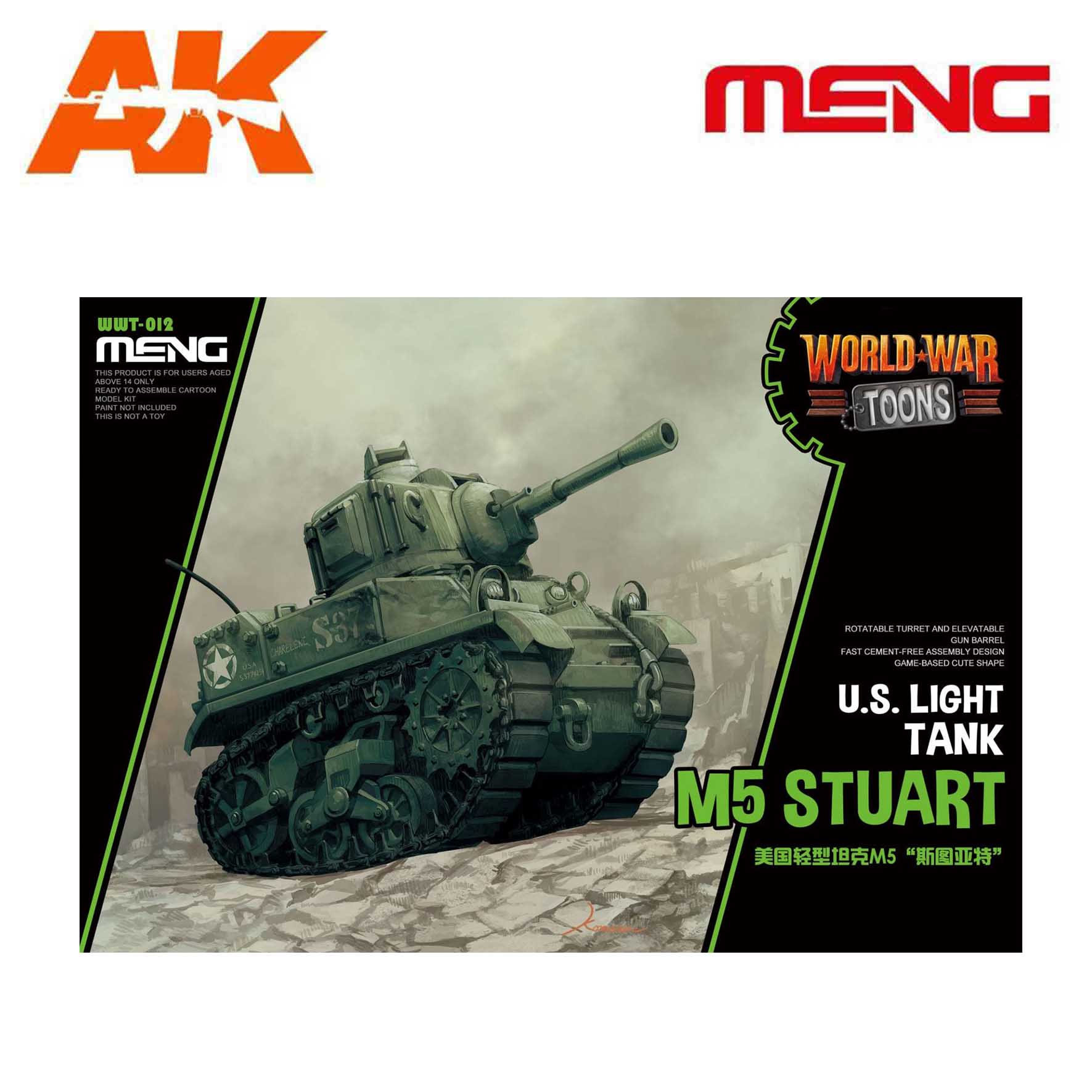 US Light Tank M5 Stuart (Toon model)