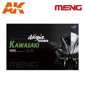mm mt-001s ak-interactive meng plastic model set kawasaki h2r carbono fiber