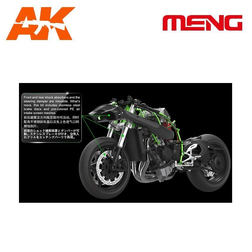 ZZR 1200/ 1400 Ninja H2/ Carbon/ H2R Motorrad-Wippe CEB Kawasaki Ninja 300/650 
