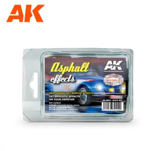 AK8090 asphalt effects acrylic effects weathering set akinteractive