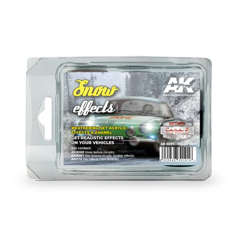AK8091 akinteractive snow effects rally race acrylic weathering effects pigment