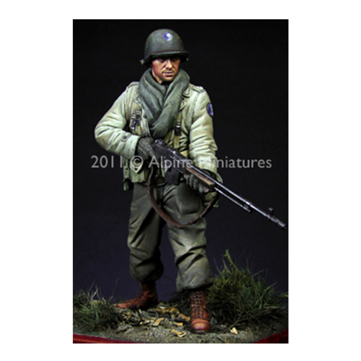 Alpine Miniatures – BAR Gunner US 29th Infantry Division (1/16)