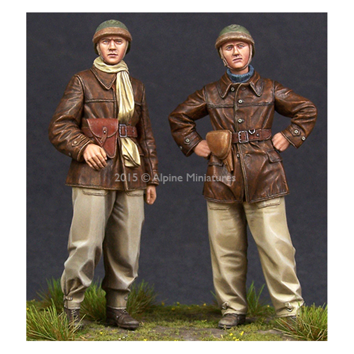Alpine Miniatures – WW2 French Tanker Set (2 figs) 1/35