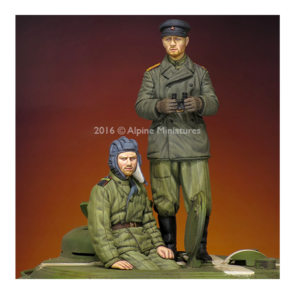 Alpine Miniatures – WW2 Russian Tank Crew Set (2 figs) 1/35