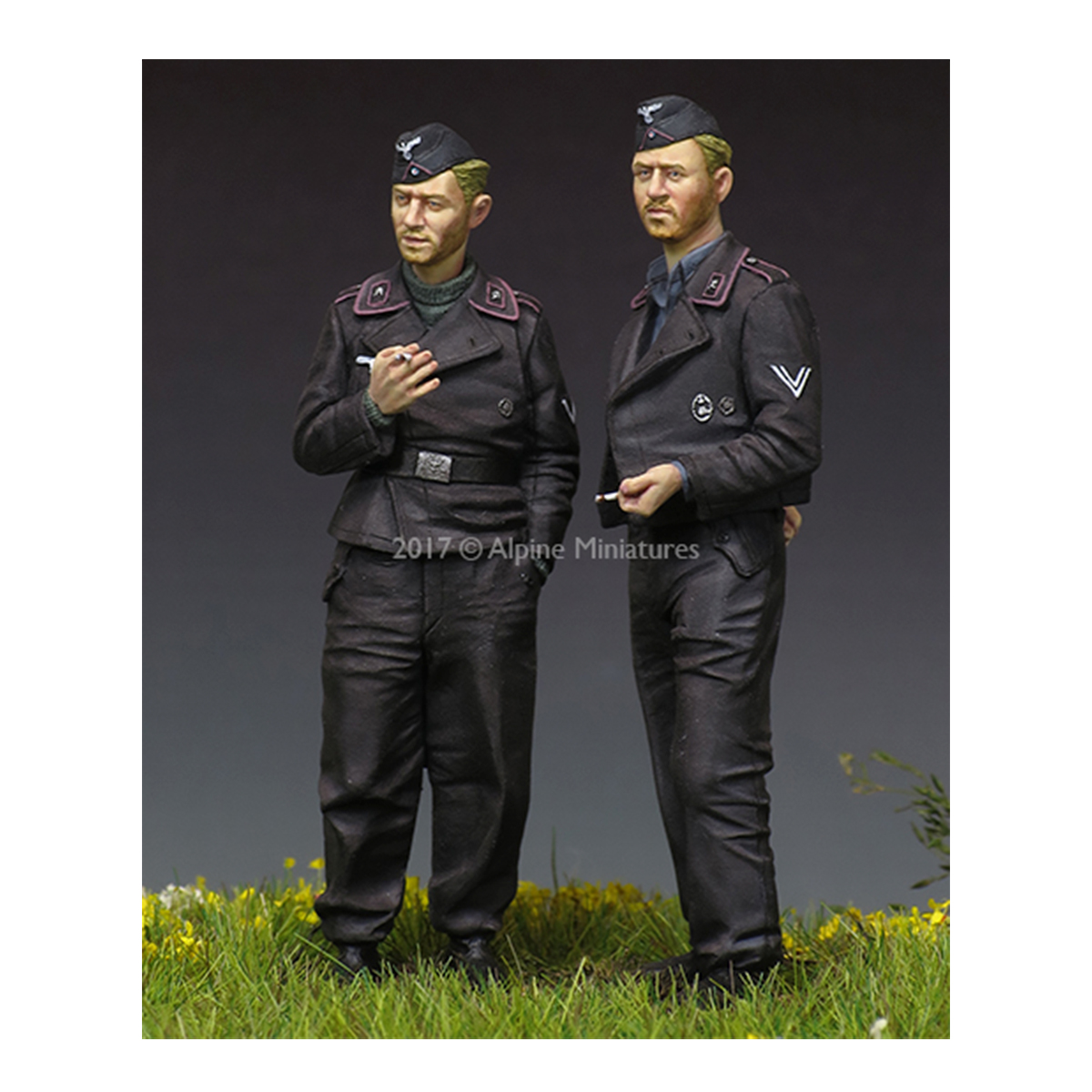 Alpine Miniatures – German Panzer Crew Set (2 figs) 1/35