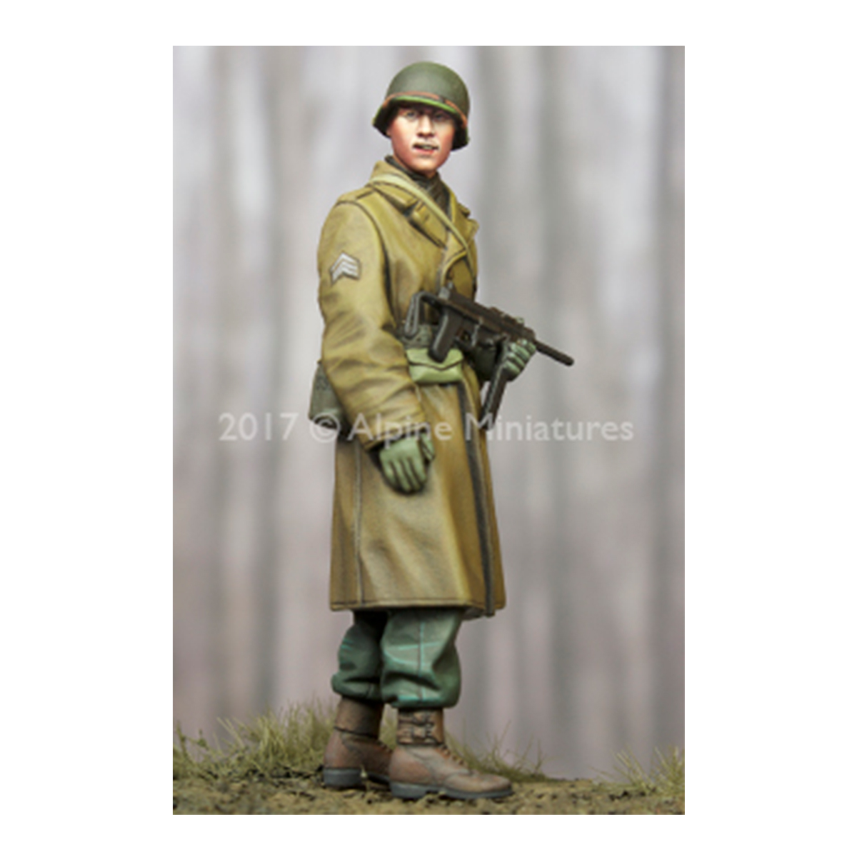 Alpine Miniatures – WW2 US Infantry NCO Winter 1/35