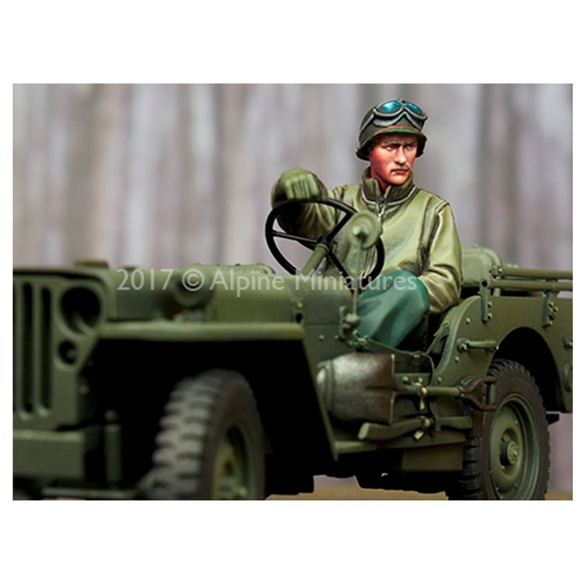 Alpine Miniatures – WW2 US Jeep Driver 1/35