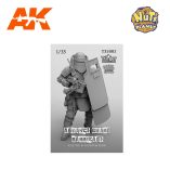 NP T35002 nuts planet akinteractive resin 1/35 advance guard barricade
