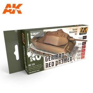 AK124 acrylic paint set akinteractive modeling