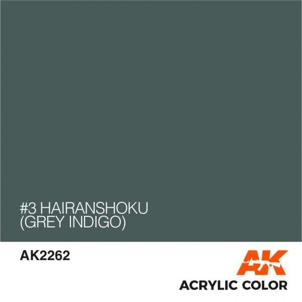AK2262 #3 HAIRANSHOKU (GREY INDIGO)