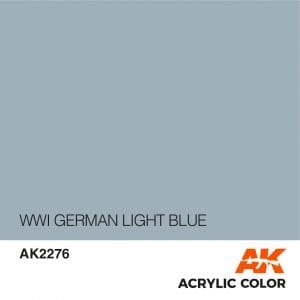 AK2276 WWI GERMAN LIGHT BLUE