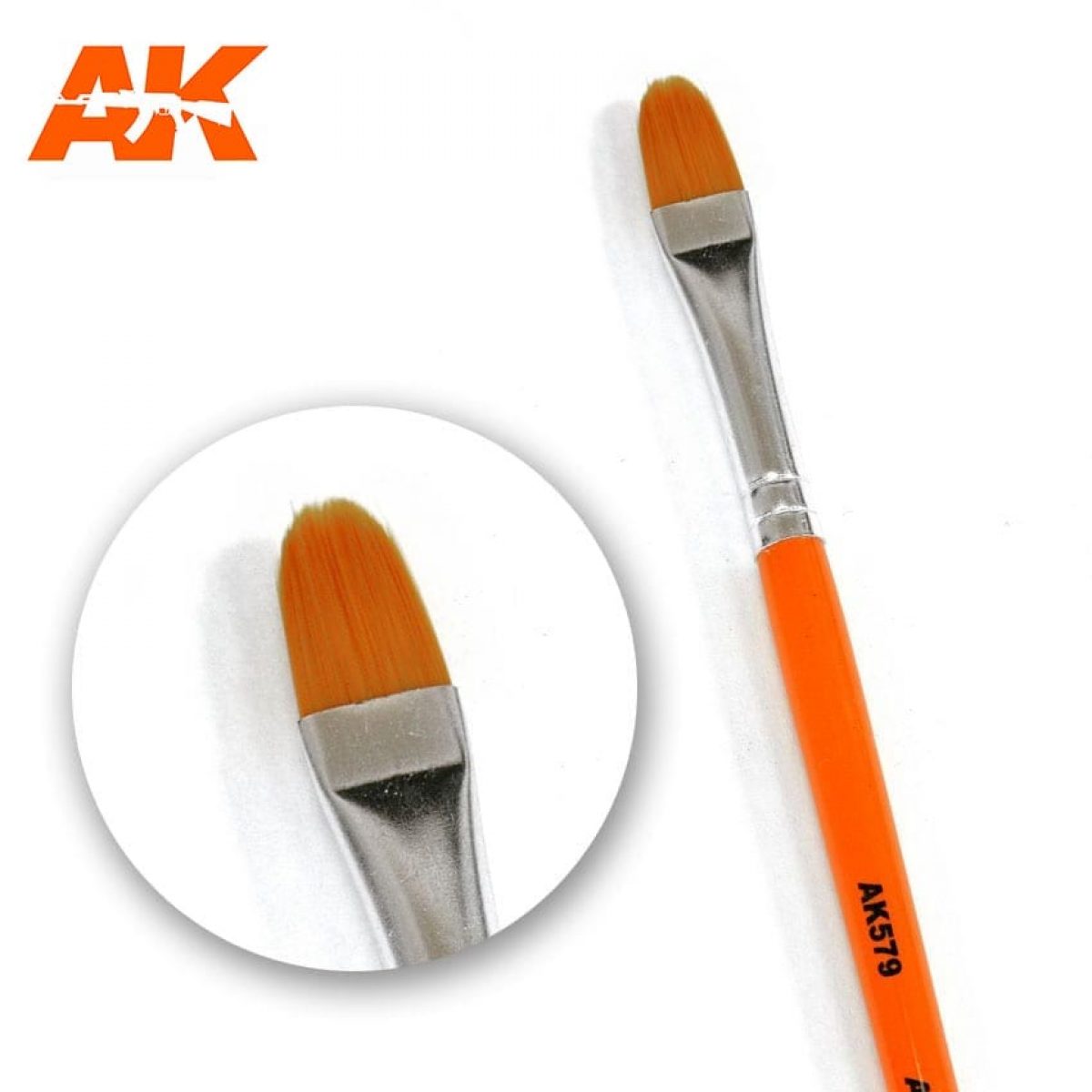 Round Size 6-60606 Synthetic AKI Brush for Weathering 