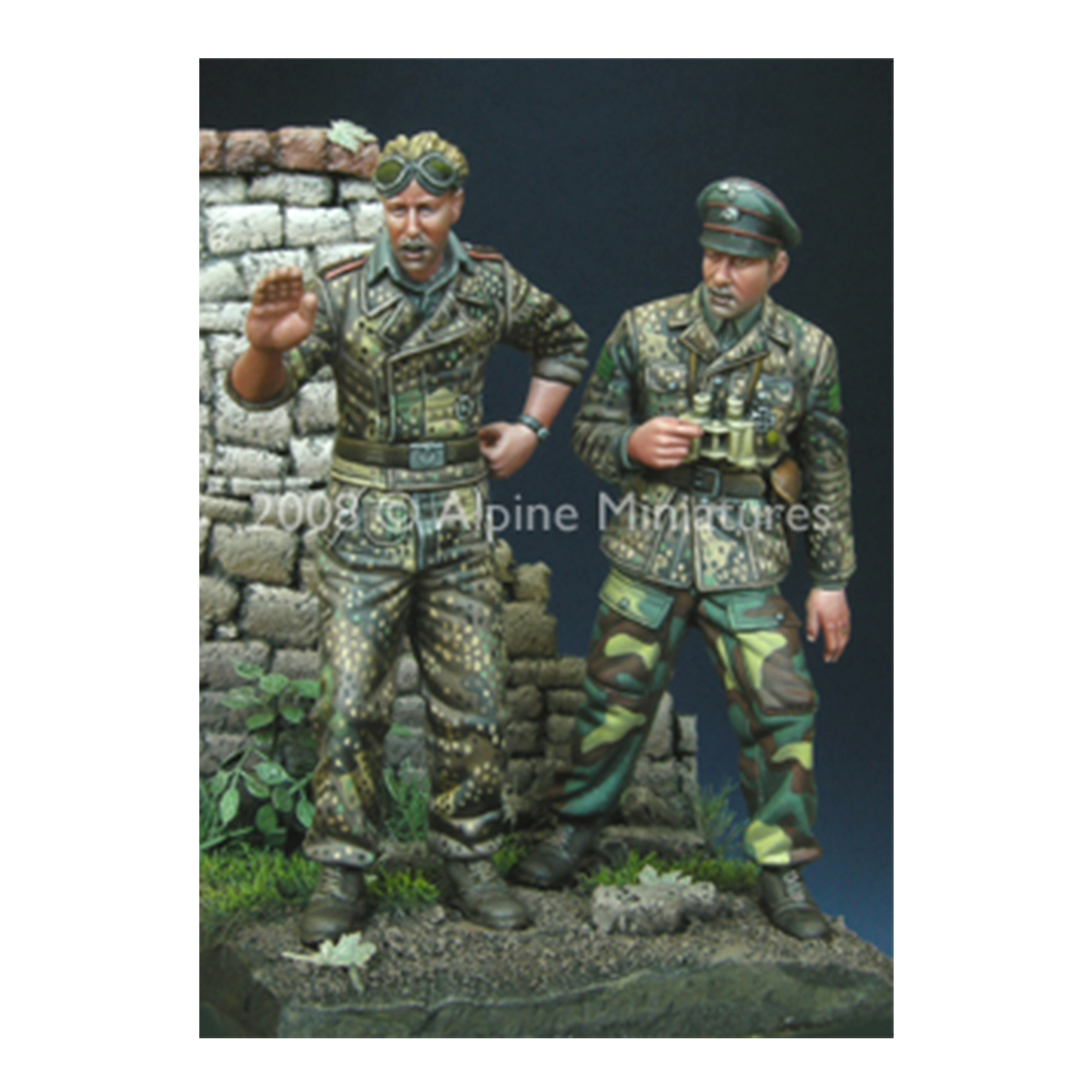 Alpine Miniatures – WSS Panzer Crew Set (2 figs) 1/35