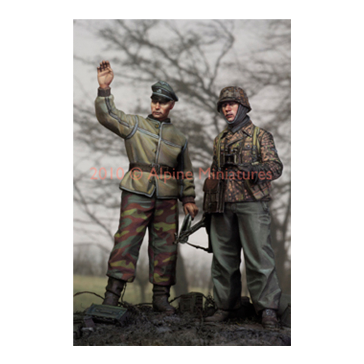 Alpine Miniatures – LAH Officers Ardennes Set #2 (2 figs) 1/35