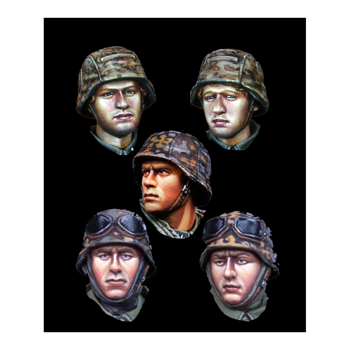 Alpine Miniatures – WSS Infantry Head Set (1/35)