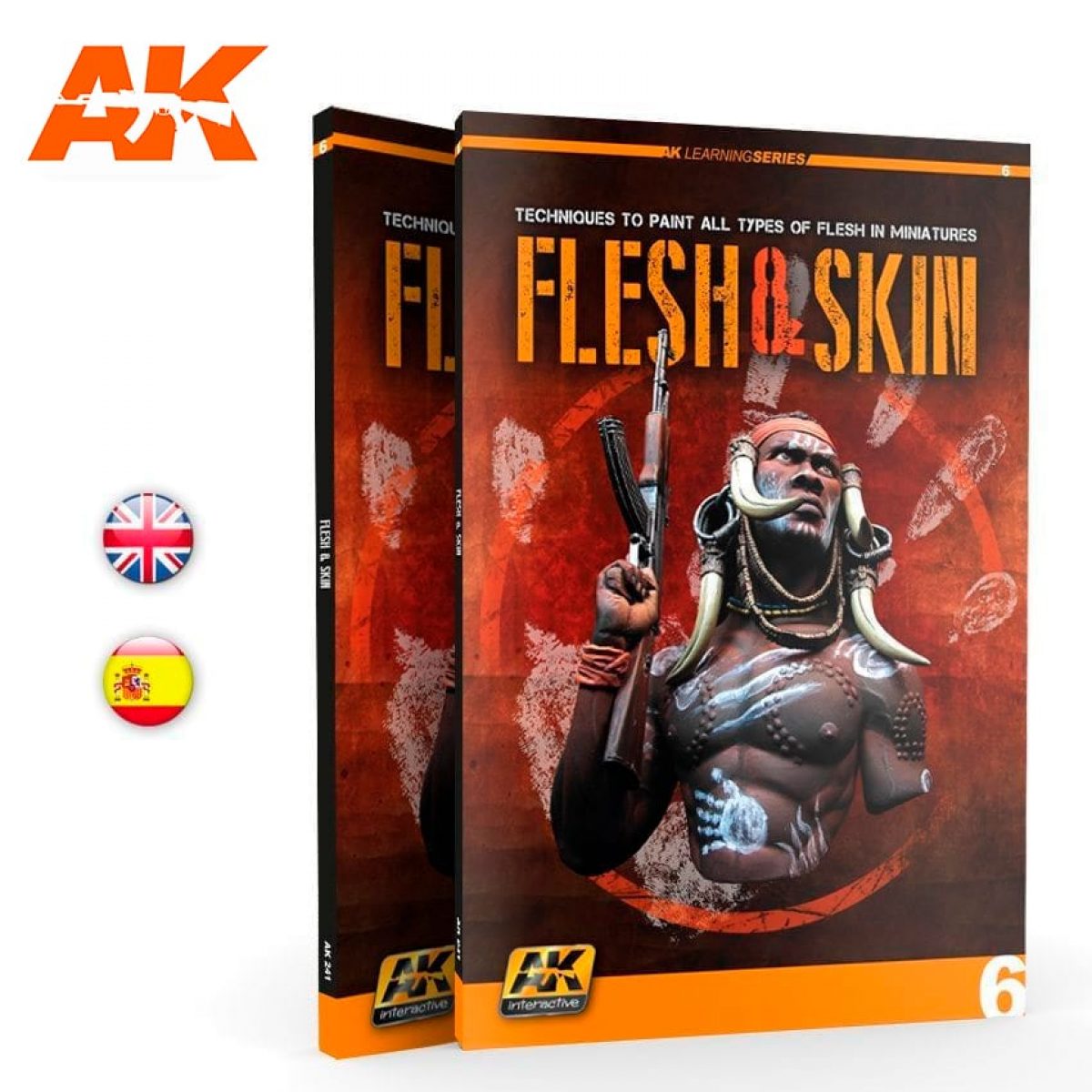 Flesh and Skin AK Learning Series 6 for sale online AK-Interactive Colour Book