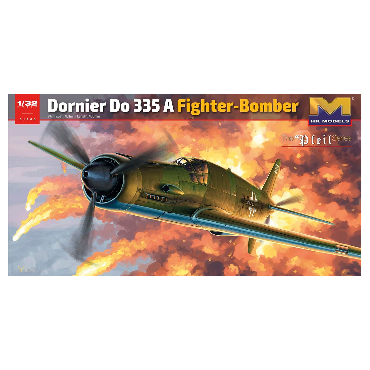 Dornier 335A Flighter-Bomber (01E08) 1/32