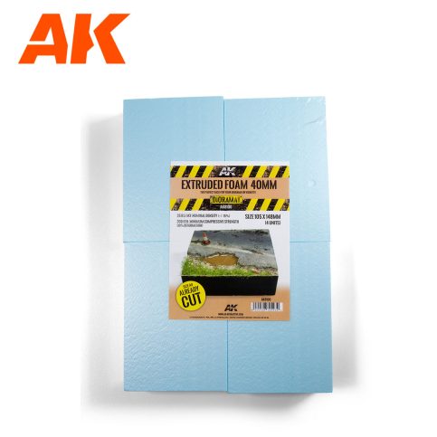 AK8100 Extruded foam 40mm A4 already cut